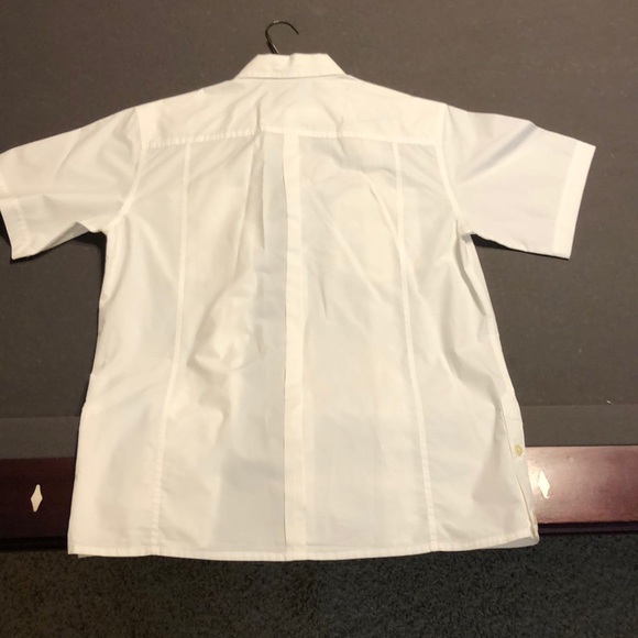 Gap Kids White Guayabera / Button Down - Picture 2 of 3
